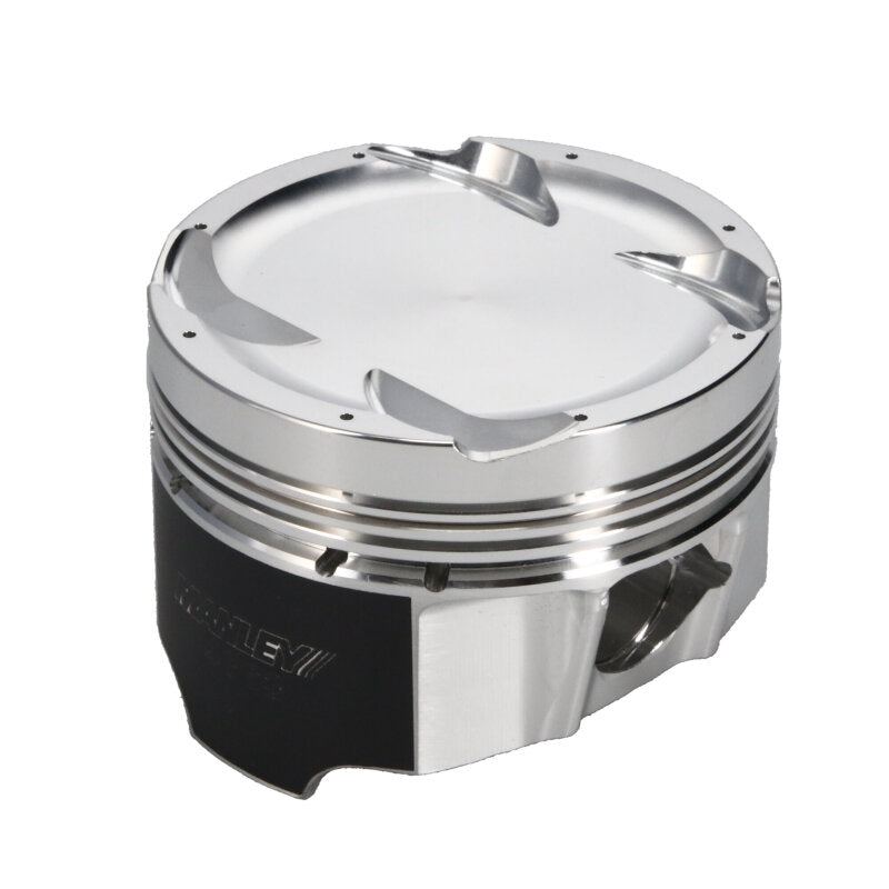 Manley Mitsubishi 4G63/4G63T EVO VIII/IX 85mmSTD -2.5cc Dish Platinum Lightweight Piston Set w/Rings - 606400CE-4