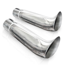 Load image into Gallery viewer, Stainless Works Elf Ear Exhaust Tips 2 1/2in Body 2 1/2in ID Inlet - 720250
