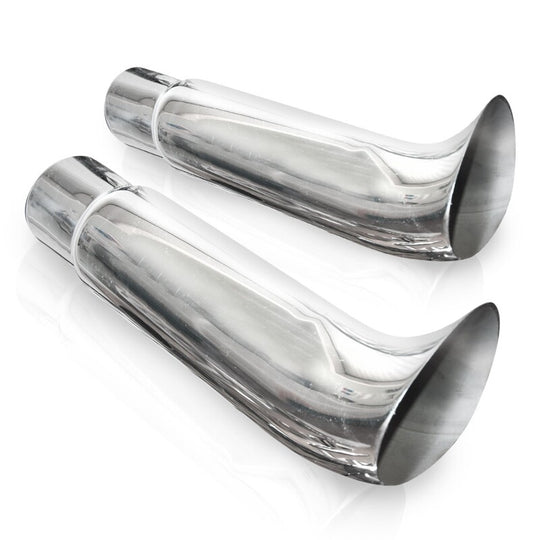 Stainless Works Elf Ear Exhaust Tips 3in Body 3in ID Inlet - 720300