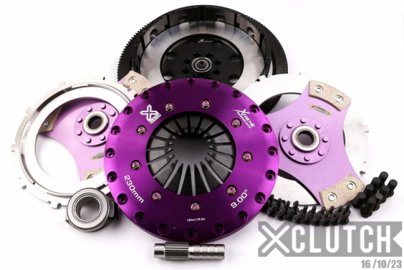 XClutch 17-21 Honda Civic Type R 2.0L 9in Twin Solid Ceramic Clutch Kit - XKHN23537-2E