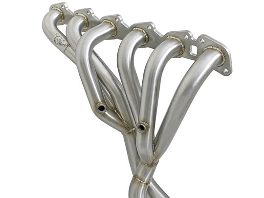aFe Power Twisted Steel Long Tube Header & Connection Pipes 01-16 Nissan Patrol (Y61) V8-4.8L - 48-36109-YN