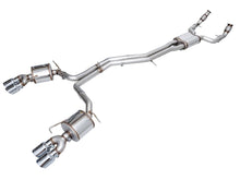 Load image into Gallery viewer, AWE Tuning 19-23 Audi C8 S6/S7 2.9T V6 AWD Touring Edition Exhaust - Chrome Silver Tips - 3015-42103