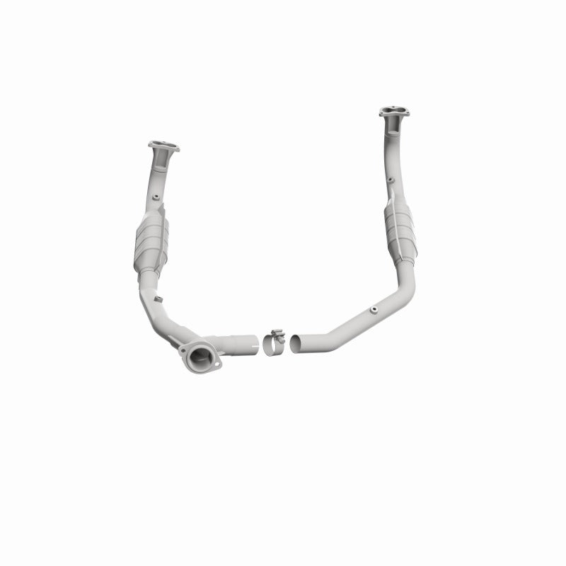 MagnaFlow DF Cat. Conv 97 Land Rover Defender 90 4.0L Y-Pipe Assy / 96-99 Discovery 4.0L Y-Pipe Assy - 93690