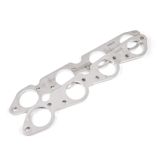 Stainless Works Big Block Chevy Round Port Header 304SS Exhaust Flanges 2-1/4in Primaries - HFBBC225