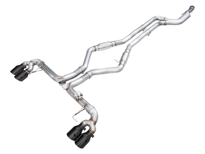 AWE Tuning 22-26 BMW M240i (G42) Track Edition Exhaust - Diamond Black Tips - 3020-43240