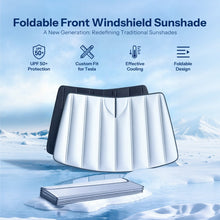 Load image into Gallery viewer, Foldable Front Windshield Sunshade for Model 3 &amp; Model Y