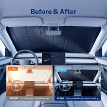 Load image into Gallery viewer, Foldable Front Windshield Sunshade for Model 3 &amp; Model Y
