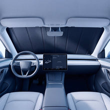 Load image into Gallery viewer, Foldable Front Windshield Sunshade for Model 3 &amp; Model Y