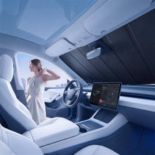 Load image into Gallery viewer, Foldable Front Windshield Sunshade for Model 3 &amp; Model Y