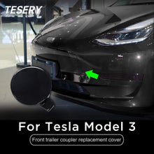Load image into Gallery viewer, Front Bumper Tow Hole Tow Hitch Cover OEM for Tesla Model 3