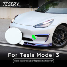 Load image into Gallery viewer, Front Bumper Tow Hole Tow Hitch Cover OEM for Tesla Model 3