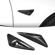 Load image into Gallery viewer, Full Side Camera Covers for Tesla Model 3 / Y - Carbon Fiber Exterior Mods
