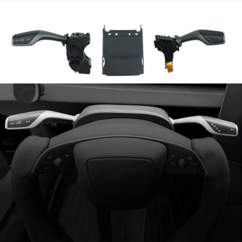 Gear Selector & Turn Signal Lever Stalk Upgrade Kit for Model 3 Highland & Model Y Juniper
