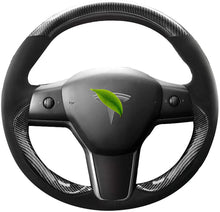 Load image into Gallery viewer, Genuine Leather Steering Wheel Cover for Tesla Model 3 / Model Y