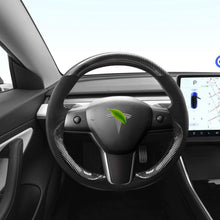 Load image into Gallery viewer, Genuine Leather Steering Wheel Cover for Tesla Model 3 / Model Y