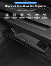 Load image into Gallery viewer, Glove Box Organizer for Tesla Model 3 Highland &amp; Model Y Juniper