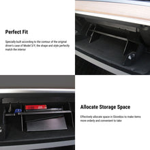 Load image into Gallery viewer, Glove Box Organizer for Tesla Model 3 &amp; Model Y