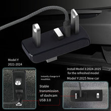 Load image into Gallery viewer, Glove Box USB Hub for Model Y Juniper &amp; Model 3 Highland