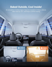Load image into Gallery viewer, Graphene Front Windshield Sunshade for Model 3 Highland / Model Y Juniper