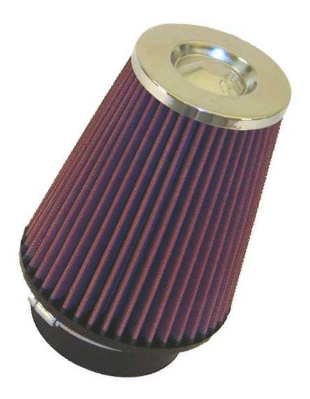 K&N Universal Chrome Filter 100MM Flange ID / 138MM Base OD / 114MM Top OD / 92MM Height - RC-5057