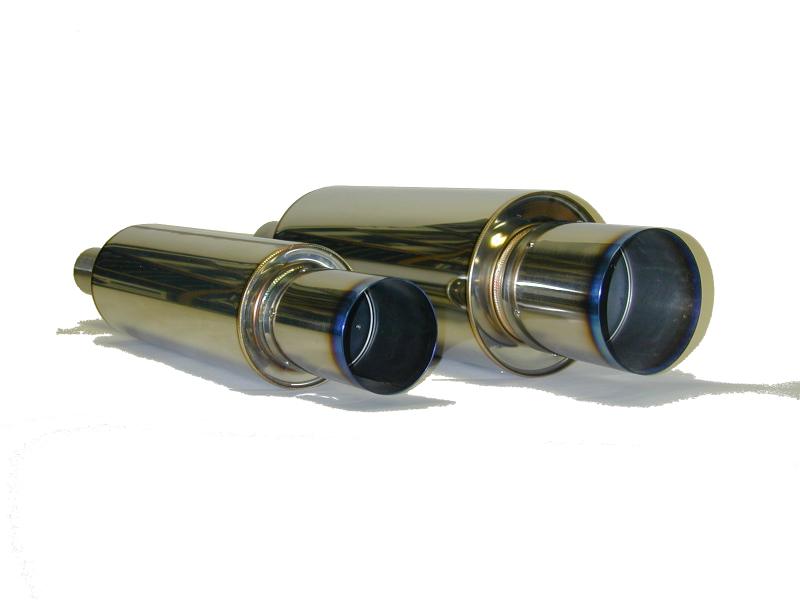 HKS Universal Stainless Hi Power 170mm Titanium Muffler - 34005-FK001
