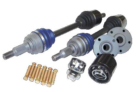 DSS Honda 2001-2003 Civic Si EP 850HP Level 5.9 Axle/Hub Kit (4-Lug Hubs) KS56 - 510409