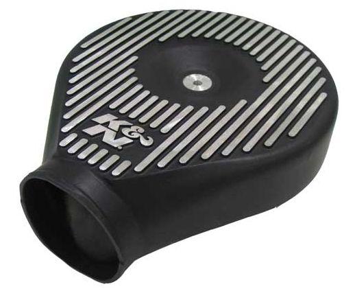 K&N Universal Plenum 11.89in L x 9in Dia x 4.75in H - Black - 85-1060