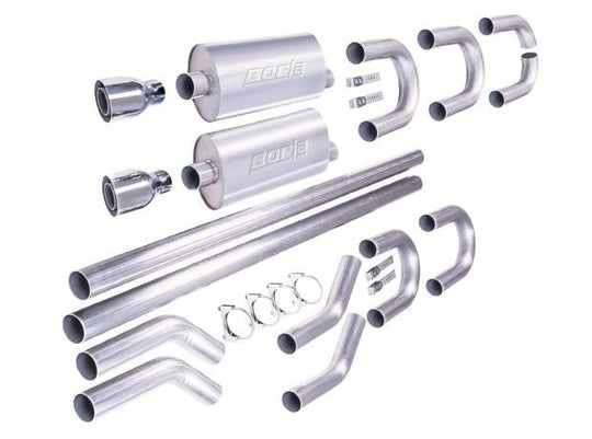 Borla Universal Hot Rod Kit 3in OD T-304 Stainless Steel Pipes - 60592