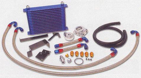 GReddy 89-94 Nissan Skyline GT-R (BNR32) 13 Row Oil Cooler Kit w/ Oil Filter Relocation - 12024413