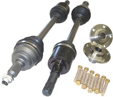 DSS Volkswagen 1993-1998 Golf / GTI / Jetta / Corrado VR6 (5-Speed) 500HP Level 3 Axle/Hub kit VW63 - 510484