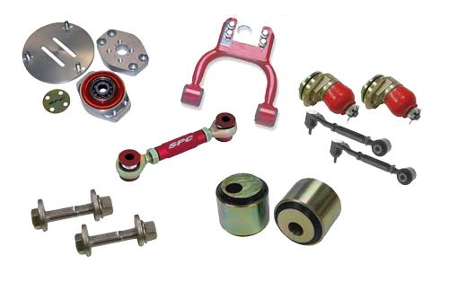 SPC Performance 02-06 Honda CR-V/Acura RSX/03-10 Element Silver Anodized Rear Lower Control Arms - 69400