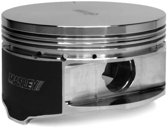 Manley Small Block Chevy LS Series 4.030in Bore 1.115in CD 10cc Dish Platinum Series Pistons - 592730C-8
