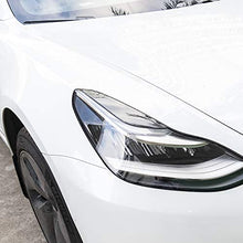 Load image into Gallery viewer, Headlight eyelid trimming eyebrow stickers suitable for Tesla Model 3 （2017-2021）