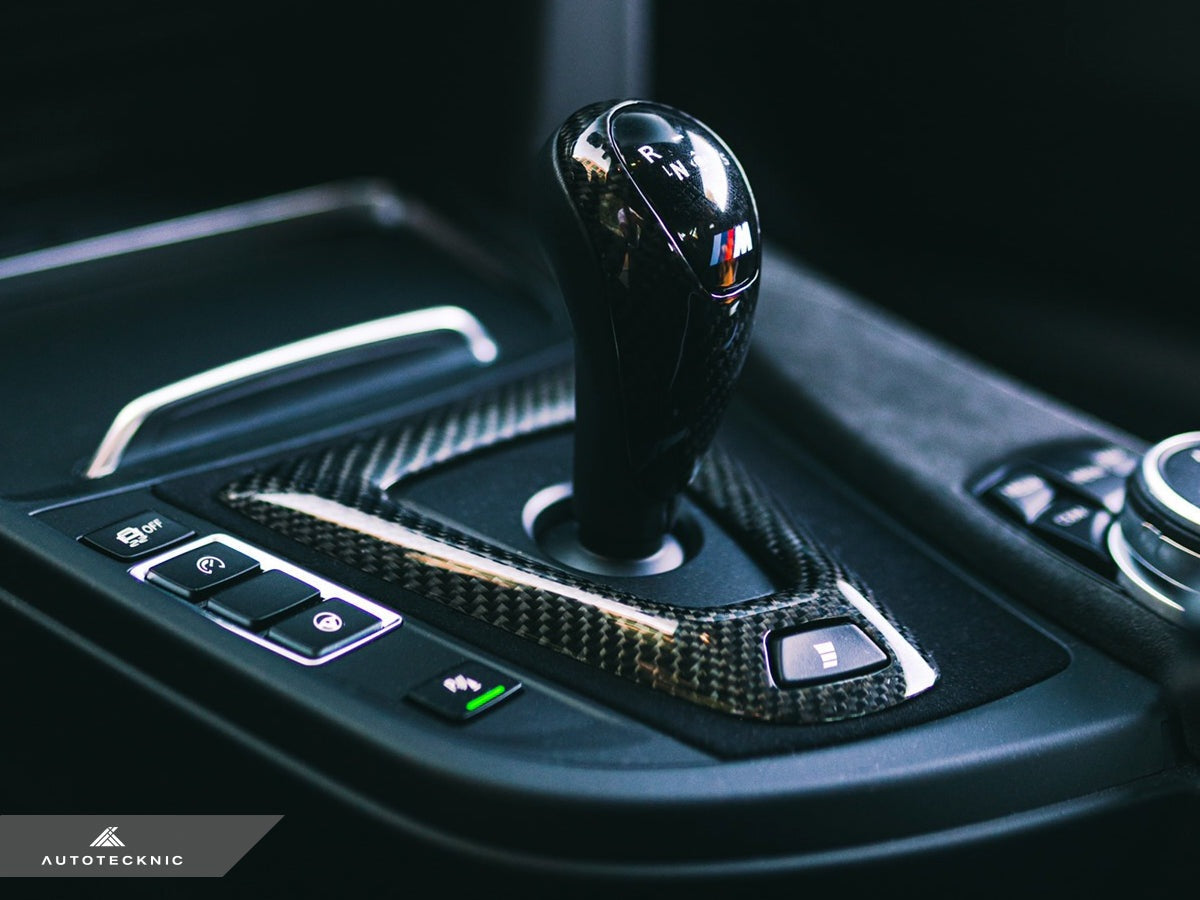 AutoTecknic Carbon Fiber Gear Selector Cover - BMW F06/ F12/ F13 M6