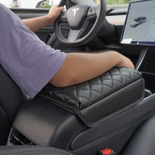 Load image into Gallery viewer, Leather Armrest Cover for Tesla Model 3 Highland / Model Y Juniper