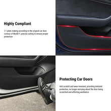 Load image into Gallery viewer, Leather Door Protector Anti-Kick  Mat for Tesla Model Y 2020-2025.03