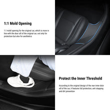 Load image into Gallery viewer, Leather Rear Door Sill Protector for Tesla Model Y 2020-2025.03