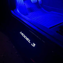 Load image into Gallery viewer, LED illuminated Welcome Pedal Door Sill Protector for Model Y / 3 | TESERY