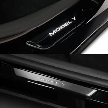 Load image into Gallery viewer, LED illuminated Welcome Pedal Door Sill Protector for Model Y / 3 | TESERY