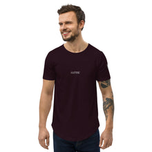 Load image into Gallery viewer, Valvetronic Men&#39;s Curved Hem T-Shirt white text