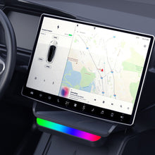 Load image into Gallery viewer, Model 3 Highland / New Model Y Under Screen Storage Box Center Console Organizer With Ambient Lighting