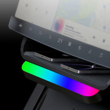 Load image into Gallery viewer, Model 3 Highland / New Model Y Under Screen Storage Box Center Console Organizer With Ambient Lighting