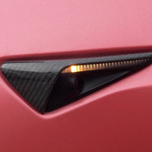 Load image into Gallery viewer, Side Camera Turn Signal Cover for Model 3/S/Y/X - Carbon Fiber Exterior Mods