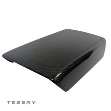 Load image into Gallery viewer, TESERY Model Y / 3 Armrest Cover - Dry Carbon Fiber Interior Mods