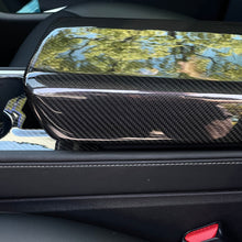 Load image into Gallery viewer, TESERY Model Y / 3 Armrest Cover - Dry Carbon Fiber Interior Mods
