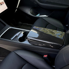 Load image into Gallery viewer, TESERY Model Y / 3 Armrest Cover - Dry Carbon Fiber Interior Mods