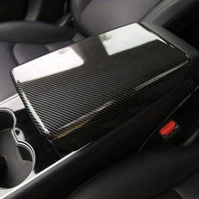 Load image into Gallery viewer, TESERY Model Y / 3 Armrest Cover - Dry Carbon Fiber Interior Mods