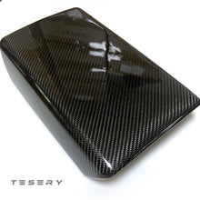 Load image into Gallery viewer, TESERY Model Y / 3 Armrest Cover - Dry Carbon Fiber Interior Mods
