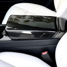 Load image into Gallery viewer, TESERY Model Y / 3 Armrest Cover - Dry Carbon Fiber Interior Mods