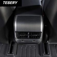 Load image into Gallery viewer, Model 3 / Y Backseat Air Vent Cap Cover - Carbon Fiber Interior Mods
